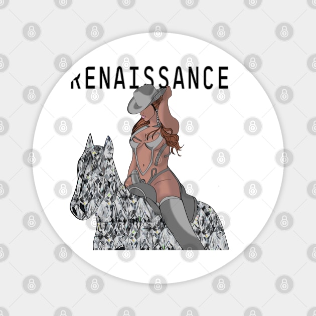 Byonc Renaissance Fan Magnet by Veljam